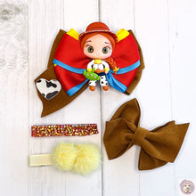 Load image into Gallery viewer, Hair Clips set Jessy Bow Christmas gift girl Kids 