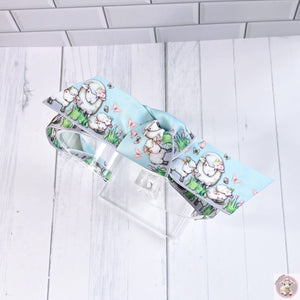 Sheep Pattern Headband kids Hair Accessories girls girl Children Bow gift Christmas Birthday 