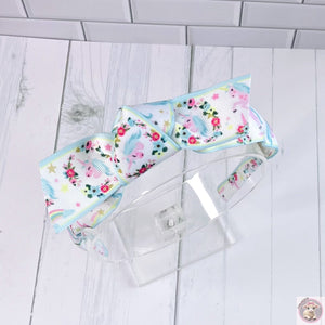 Unicorn Pattern Headband kids Hair Accessories girls girl Children Bow gift Christmas Birthday 