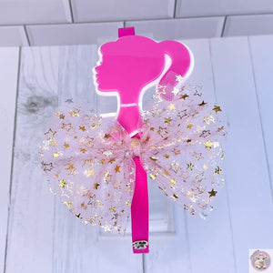 Barbie Headband girls her sparkly Hair Accessories Gift Christmas Birthday woman kids Children Pink 