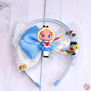 Alice Wonderland  2 in 1 Headband