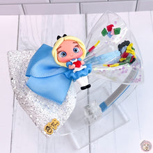 Load image into Gallery viewer, Alice Wonderland  2 in 1 Headband