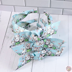 Sheep Pattern Headband kids Hair Accessories girls girl Children Bow gift Christmas Birthday 