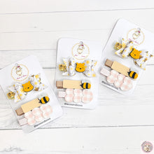 Load image into Gallery viewer, Winnie the Pooh Hair Clips Set of 3