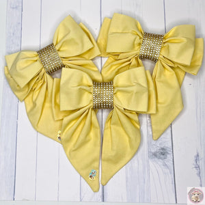 Yellow Gold Rhinestone Parisian Hair Clip