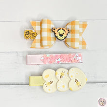 Load image into Gallery viewer, Tigger Hair Clips set of 3